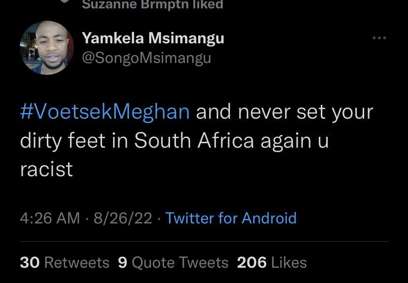 NaomiSky_15's tweet photo. Well, you can add South Africa to the list of countries #MeghanMarkle has insulted🤦🏽‍♀️🤦🏽‍♀️🤦🏽‍♀️ This magic she has is incredible! #VoetsekMeghan https://t.co/gO1e2lsBqY