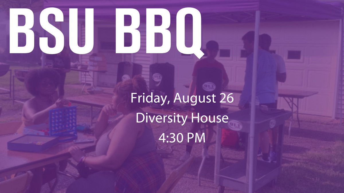 whattodoatmount's tweet photo. Kick off your weekend with a good time at the Diversity House, celebrating a BBQ with BSU. All are welcome to enjoy great food, music, and meet fellow Raiders! https://t.co/fDb5ix08Nn