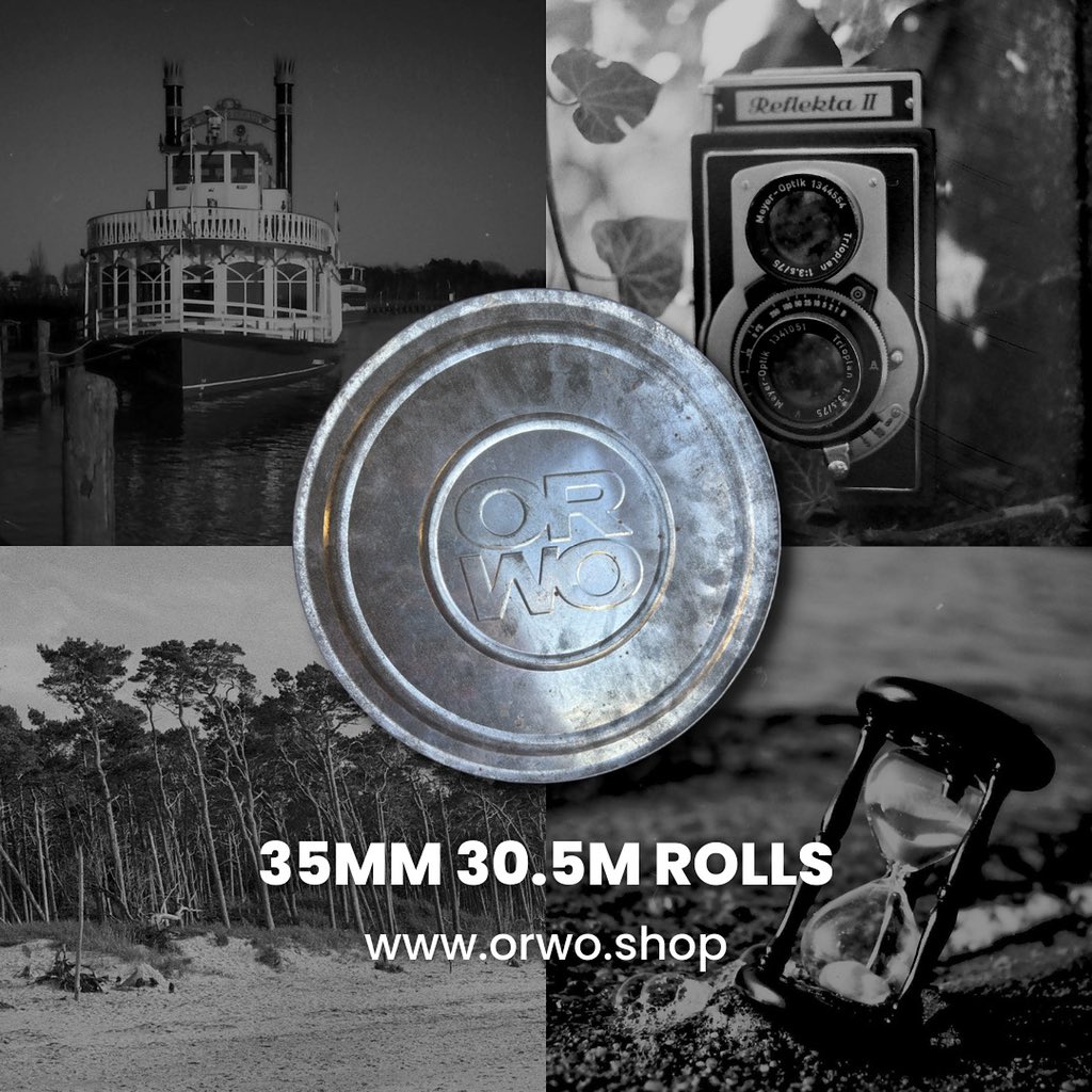 Did you know that we currently have 5 of our black and white films available in 35mm 30.5m rolls? 🎞 Ranging from 8 ISO to 400 ISO!

Order today at orwo.shop/collections/35…

#orwofilm #35mmfilm #motionpicturefilm #shootfilm #blackandwhitefilm