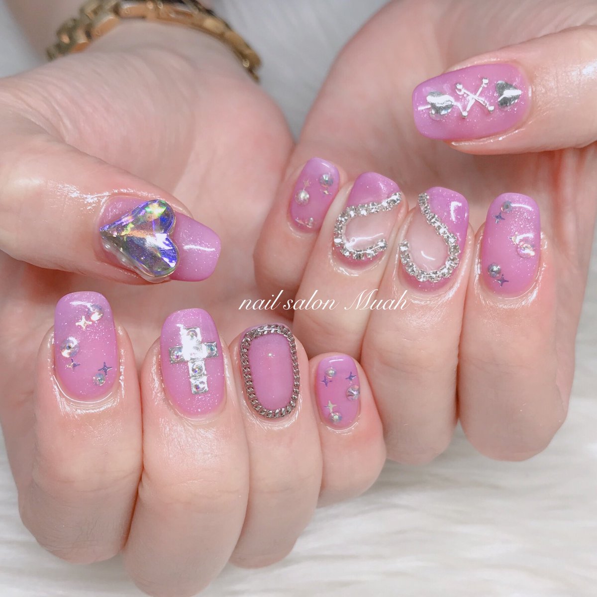 お客様オーダー 持ち込みデザインネイル 御来店ありがとうございました By Nail Salon Muah Edayfm