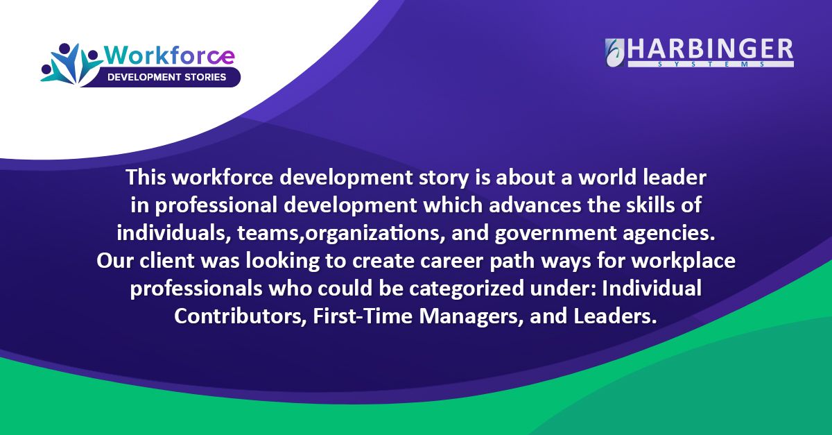 Harbinger_Grp's tweet photo. Check out this interesting Workforce Development Story to learn how we built career pathways to help professionals develop in-demand competencies &amp; advance their careers.

Connect with us at hsinfo@harbingergroup.com to learn more about our solution or consult our EdTech expert. https://t.co/0mGAS1yQXV