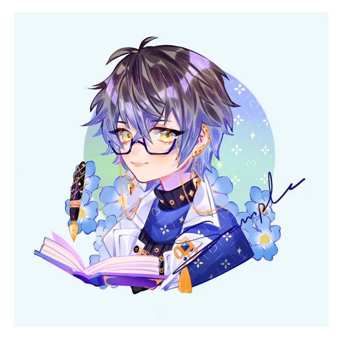 My fav soft boys  and congrats for mysta for reaching 1M !! #Mystart #MystaRias #ikenography #IkeEveland #luxiem 