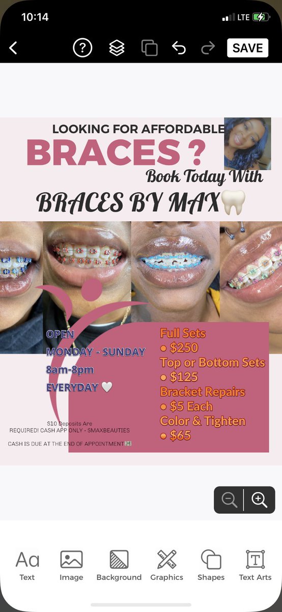 MaxiiMaxee's tweet image. I do braces , nails , piercings &amp;amp; makeup YALL go support my regular business too !!! @LifeAsMaxi1 ‼️❤️🗣📣