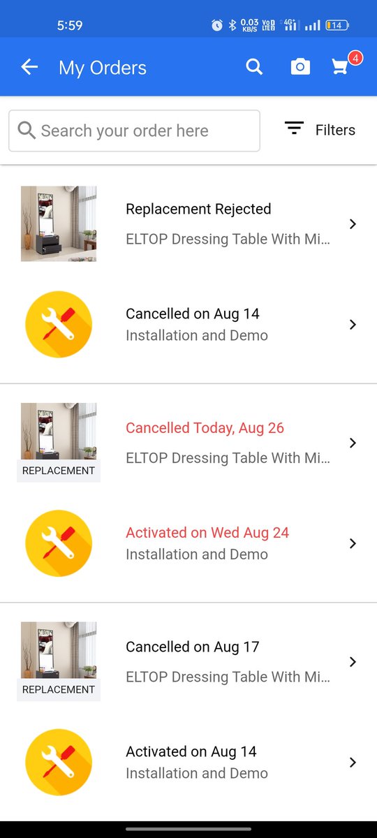 ankit96's tweet photo. @Flipkart @flipkartsupport  What do u want to imply by this cat &amp; mouse game ? The installation guy does not install citing defect &amp; seller refuses replacement. Order id no OD125541379941733000. @consumercourtin @consumercourtt @AkashMa20094233 https://t.co/tdlgbvR0jz