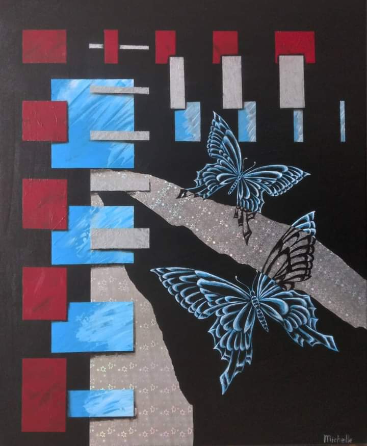 BronzeRose33's tweet photo. Acrylic painting on stretched canvas 
#painting #acrylicpainting #abstractart #artist https://t.co/TXfRmPiw3K