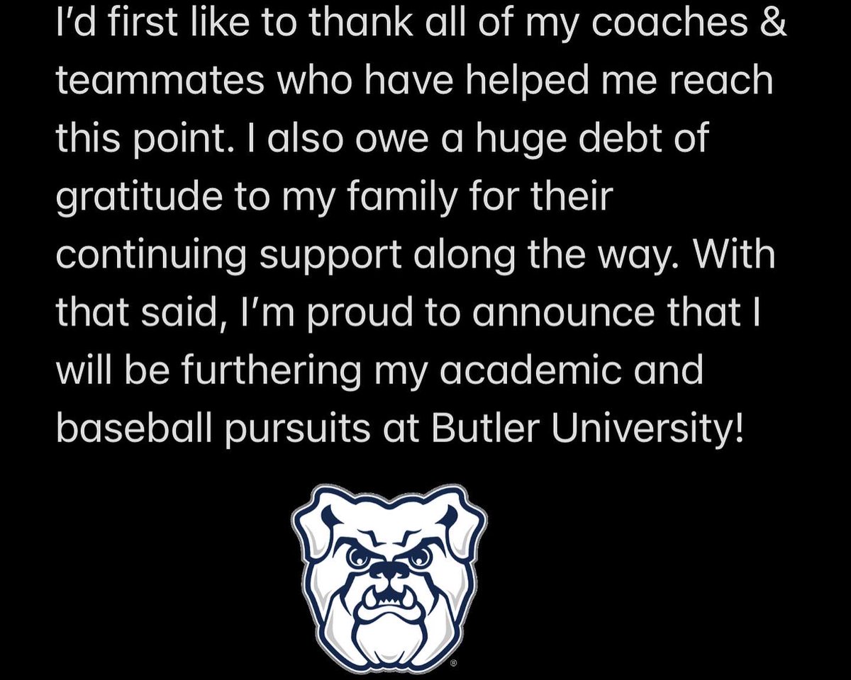 SimonLinde2's tweet photo. All In🤍 #ButlerWay @NikolausCrouch @macnseitzkc @ButlerUBaseball @Jays_Baseball https://t.co/OZPIlXbqJU