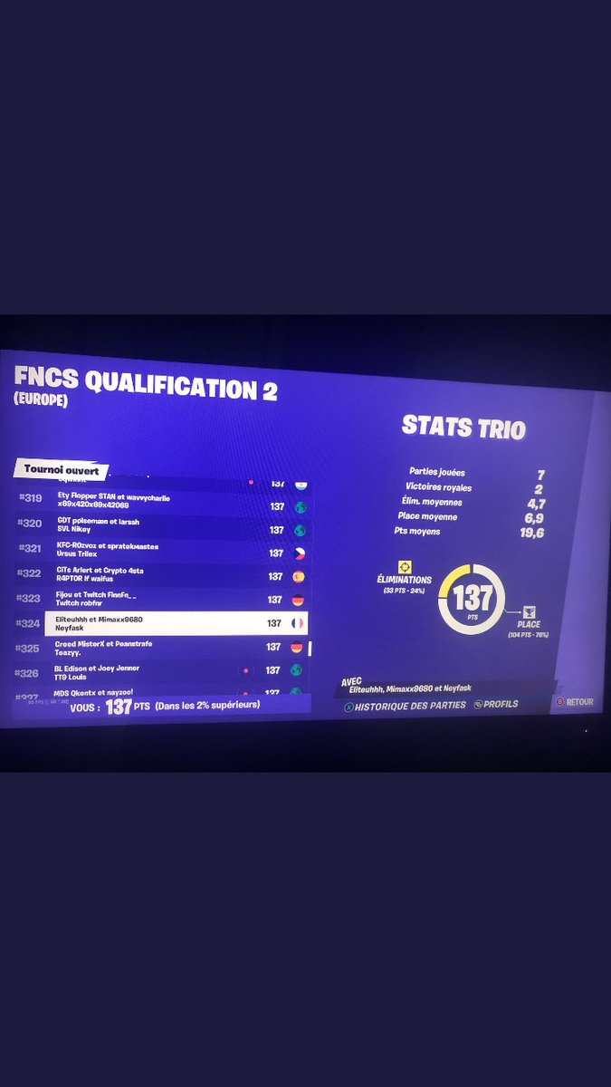 neyfask's tweet image. Bonjour/bonsoir je need deux personnes pour la cash cup mo 
Je suis très bon en trio c’est mon mode favori je peux lead