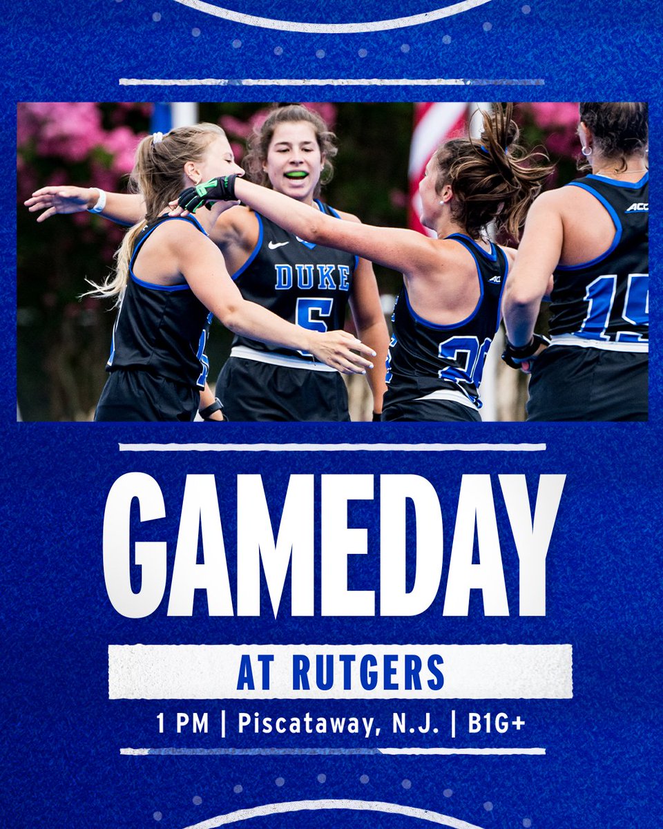 DukeFH's tweet photo. It’s finally here! It’s 𝐆𝐀𝐌𝐄𝐃𝐀𝐘!

🆚 No. 8 Rutgers
⌚️ 1 PM
📍 Piscataway, N.J.
💻 https://t.co/csUg4jJyER ($)
📊 https://t.co/prh0PGKvAF

#DukeTrue | #GoDuke https://t.co/7vPeROWzWp
