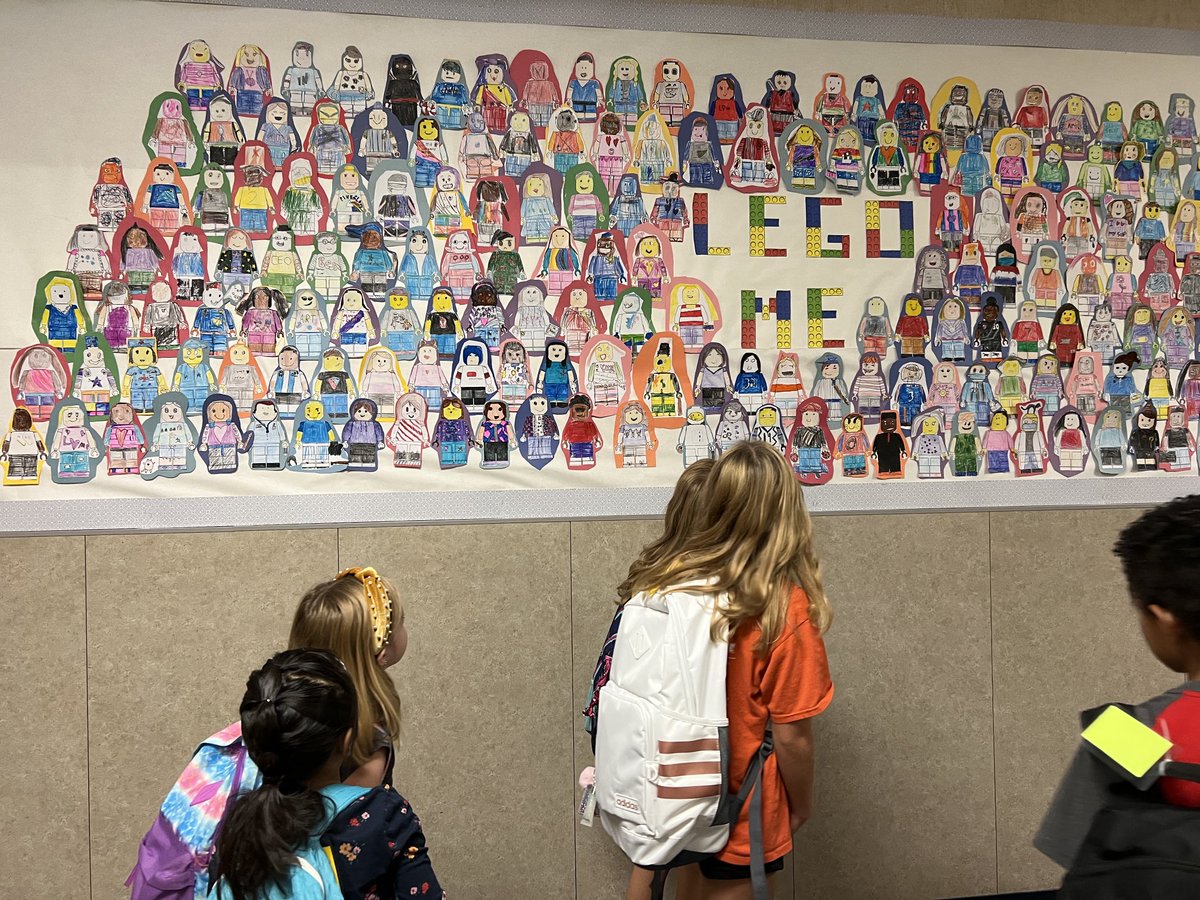 Our students love to see their art posted in the hallway!  #proudcolts #MinshewColts