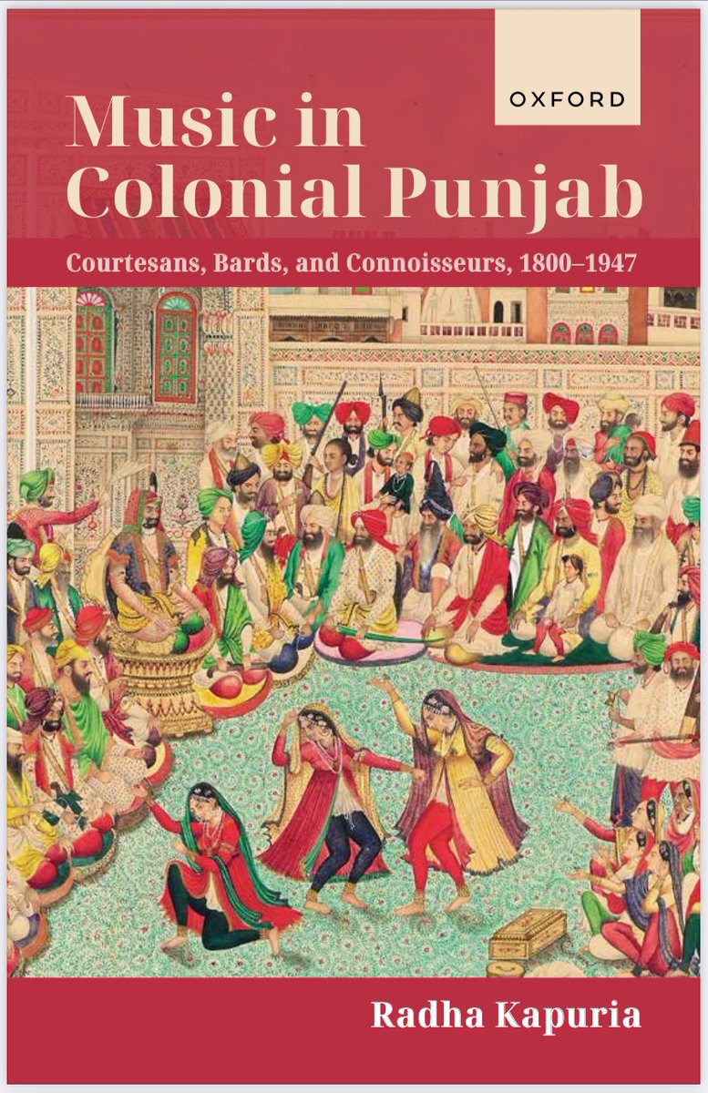 <a href="/SansyG/">Sana Goyal Kotecha</a> So thrilling to see all the gorgeous books on here. Here’s mine - on a cultural and social history of musicians and dancers in colonial Punjab- to be published in late 2022 with <a href="/OxUniPress/">Oxford University Press</a>