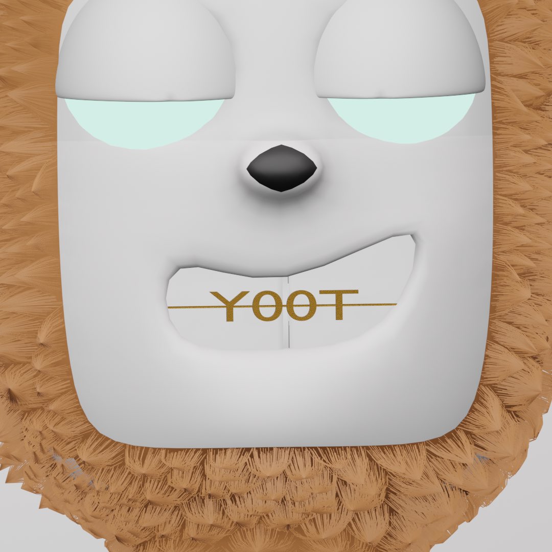 Olawumi_lwl's tweet photo. This is my 3D fan art for @y00tsNFT . 
This concept is dedicated to the community. This work portrays how much I’d like to be part of the #y00t community
@y00tsNFT @y00tlist @frankdegods https://t.co/JUCzeaio3a