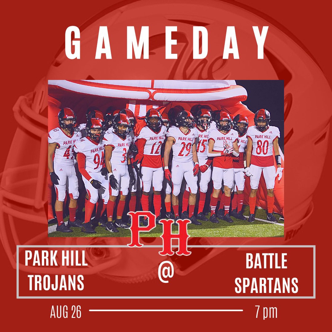 Park Hill Trojans Football (@phtrojansfb) on Twitter photo IT’S GAMEDAY!!!!! Tonight in Columbia the Trojans take on Battle!
The game is televised, if you can’t make it you can watch it here: abc17news.com/livestream/
Or listen to the game on: 100.5 or 105.1 FM
<a href="/CoachAndySims/">Coach Sims</a>
#BeatBattle
#Gameday
#Trojanmade⚔️ IT’S GAMEDAY!!!!! Tonight in Columbia the Trojans take on Battle!
The game is televised, if you can’t make it you can watch it here: abc17news.com/livestream/
Or listen to the game on: 100.5 or 105.1 FM
<a href="/CoachAndySims/">Coach Sims</a>
#BeatBattle
#Gameday
#Trojanmade⚔️
