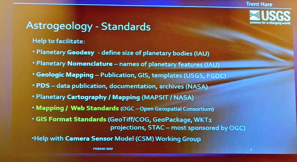 GeoSkeptic's tweet image. &quot;This would not have been possible without open-source&quot; Trent Hare @USGS_AstroGeo brings us to Mars and lands a rover using #foss4g!  #foss4g2020
