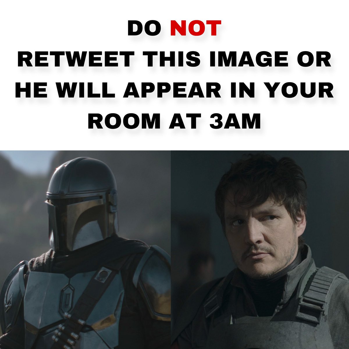 *retweets my own tweet* #TheMandalorian