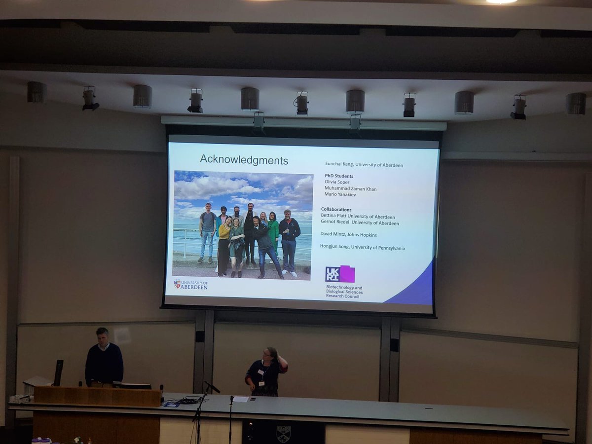 drzamankhan's tweet photo. Very interesting talk on Hippocampal neurogenesis by @Daniel_A_Berg at Scottish Neuroscience Group Meeting 2022. https://t.co/uEcfTs4iUw