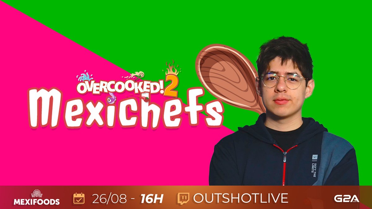 OutshotL's tweet photo. 🚨GENTEEEE EN 10 MINUTOS STREAM DE #MEXICHEFS de @Mexifoods4u - TORNEO DE OVERCOOKED 2

OS ESTOY ESPERANDO DENTRO YAAAAA 🚨
https://t.co/lXXc9pnK8S https://t.co/IsMFu0XIAL