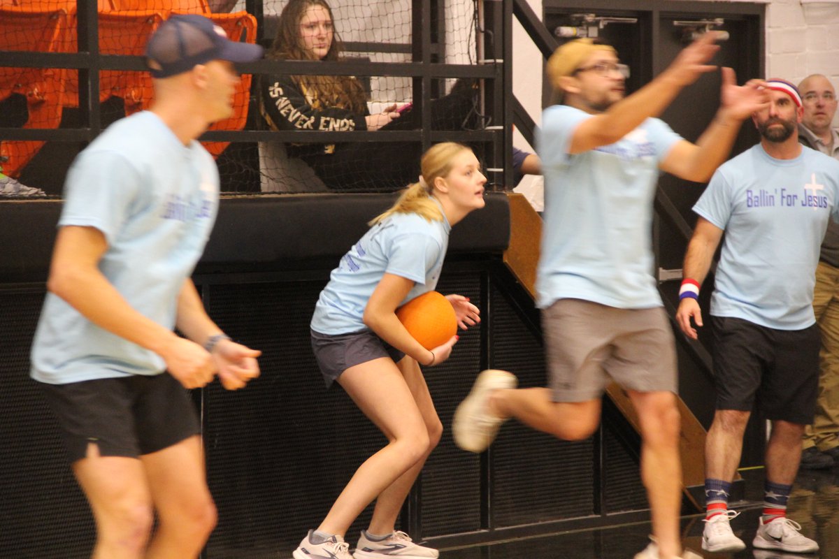 CowleyCollege's tweet photo. We are #flashingback this Frido the 7th Annual Dodgeballalah. We have some exciting news, the 8th Annual Dodgeballalah Dodgetoberfest tournament is now open at https://t.co/jnw5JGtkcs! Early bird deadline is Oct 6. Pictured below are last year's Champions. Tag them! @ArkalalahKS https://t.co/oUfXiy1kMe