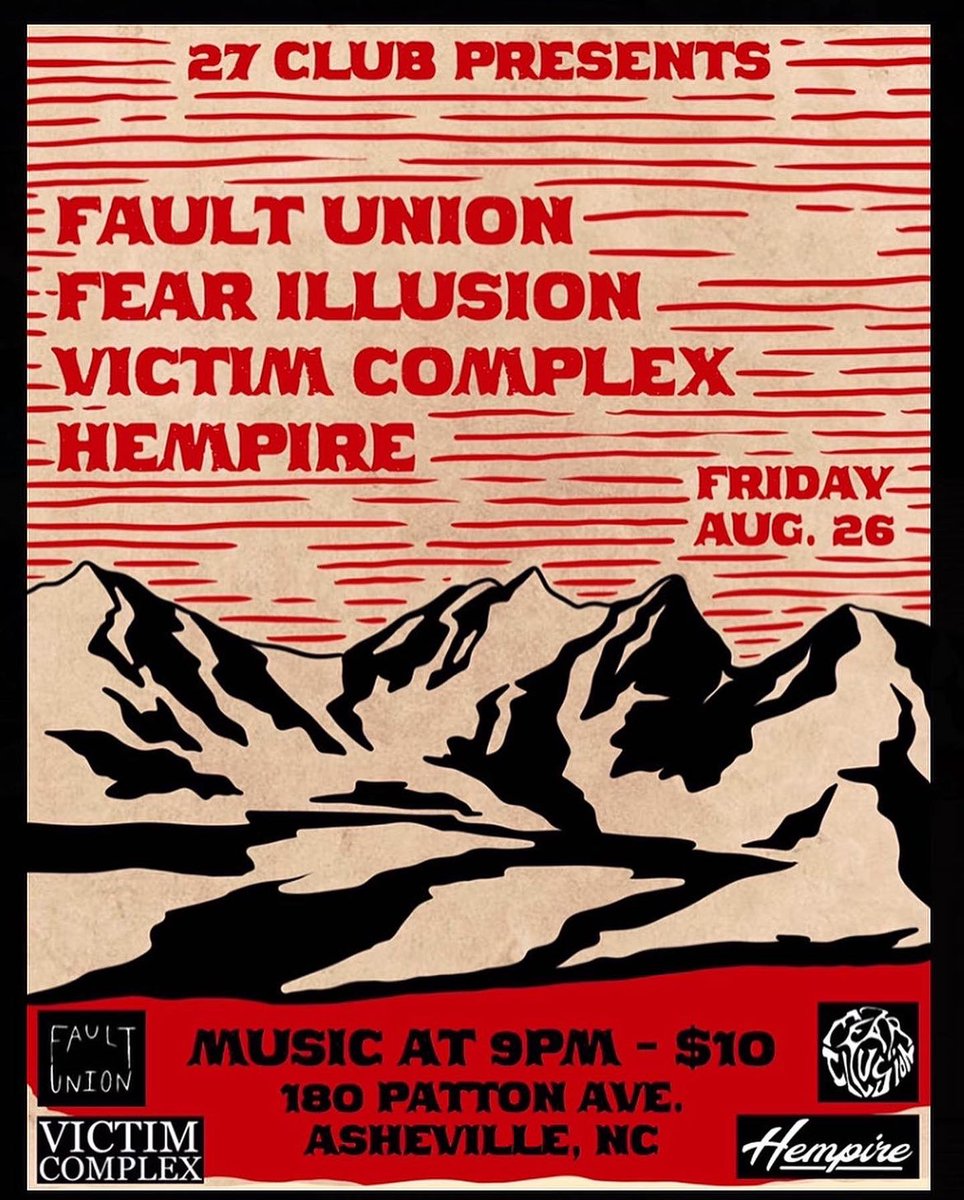 FaultUnion's tweet photo. ASHEVILLE! See you tonight ⤵️

#metalcore #metal #metalband #metalmusic #cltmusic #clt #ncmetal #faultunion #faultunion2022 #thrash #hardcore https://t.co/laZI5tk0ef
