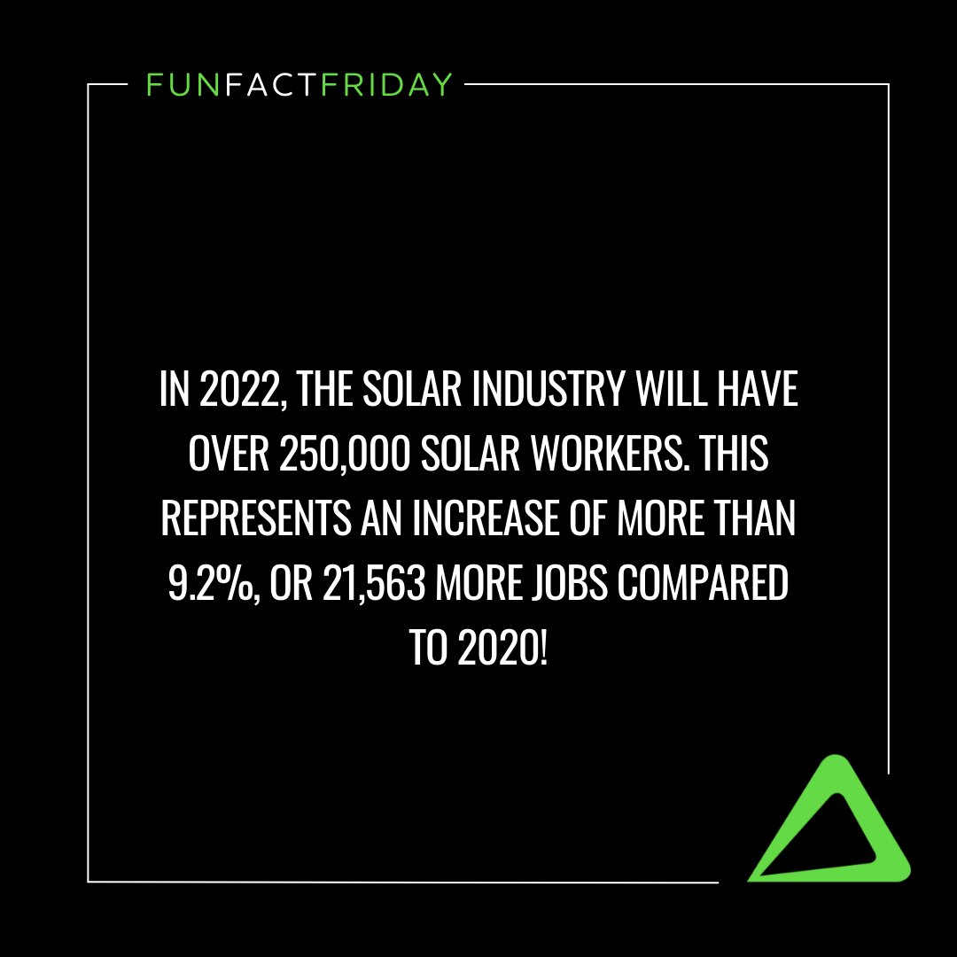 SolarTrismart's tweet photo. Nearly every state saw job growth in 2021, driven by growth in consumer, business, and utility demand. We're hiring if you are interested in a career in the solar industry! Learn more when you visit: https://t.co/HFAQ5YJtKE #solarfacts #solarjobs #solarcareer https://t.co/DLY4kXPHx2