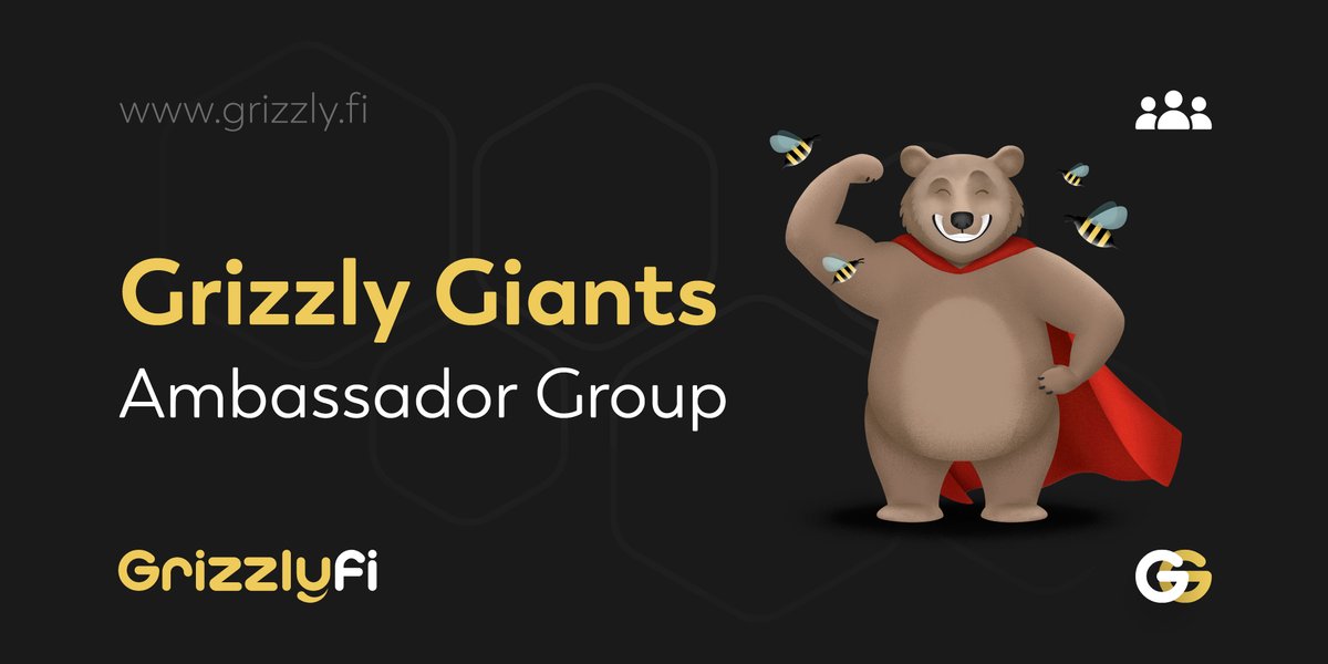 GrizzlyFi's tweet image. 📢Attention Grizzlies🐻

👉 Are YOU one of the Strongest 💪 Grizzly 🐻 Supporters ❓

👉 Have what it takes to become a Grizzly 🐻 Ambassador ❓

👉 Can you promote Grizzly.fi to the crypto world❓

🐻Please RT and ❤️

Apply here 👉 forms.gle/PSWMpsFbbicJ57…