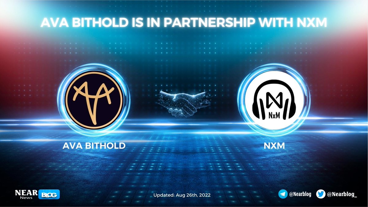 WalkyrienVC's tweet photo. 🎉@AVA_BitHold is in partnership with @nxmlive
🔷#AVABITHOLD is the first Audio #NFT Marketplace on #NEAR Blockchain
🤩#NxM is a community of Artists from across the globe coming together in this Web3 ecosystem
#NearBlog #NEAR #AVABITHOLD #NxM https://t.co/oa3gtXmBMB