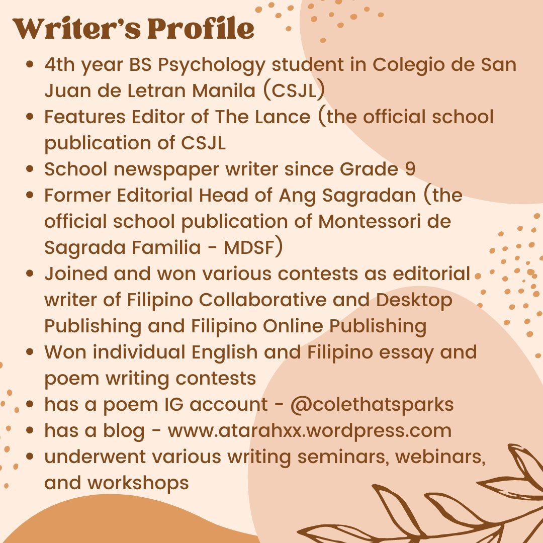 antenicole23's tweet photo. Hi loves!🌻

I will be opening my writing commissions again✨

A retweet is greatly appreciated💖

You may also share it with your friends outside Twitter hehe

Do not hesitate to send me a DM for questions📩

Thank you and keep safe y'all🤗 https://t.co/Vt16Roau33