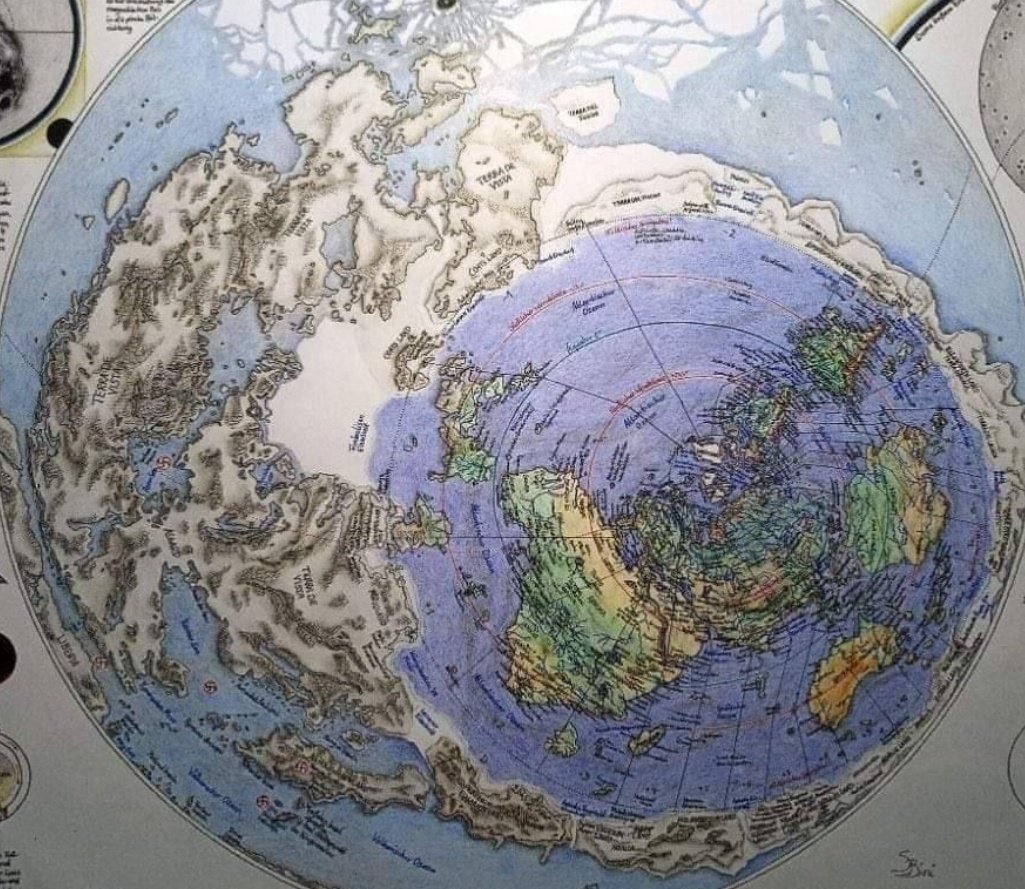 карта оон плоская земля картинки