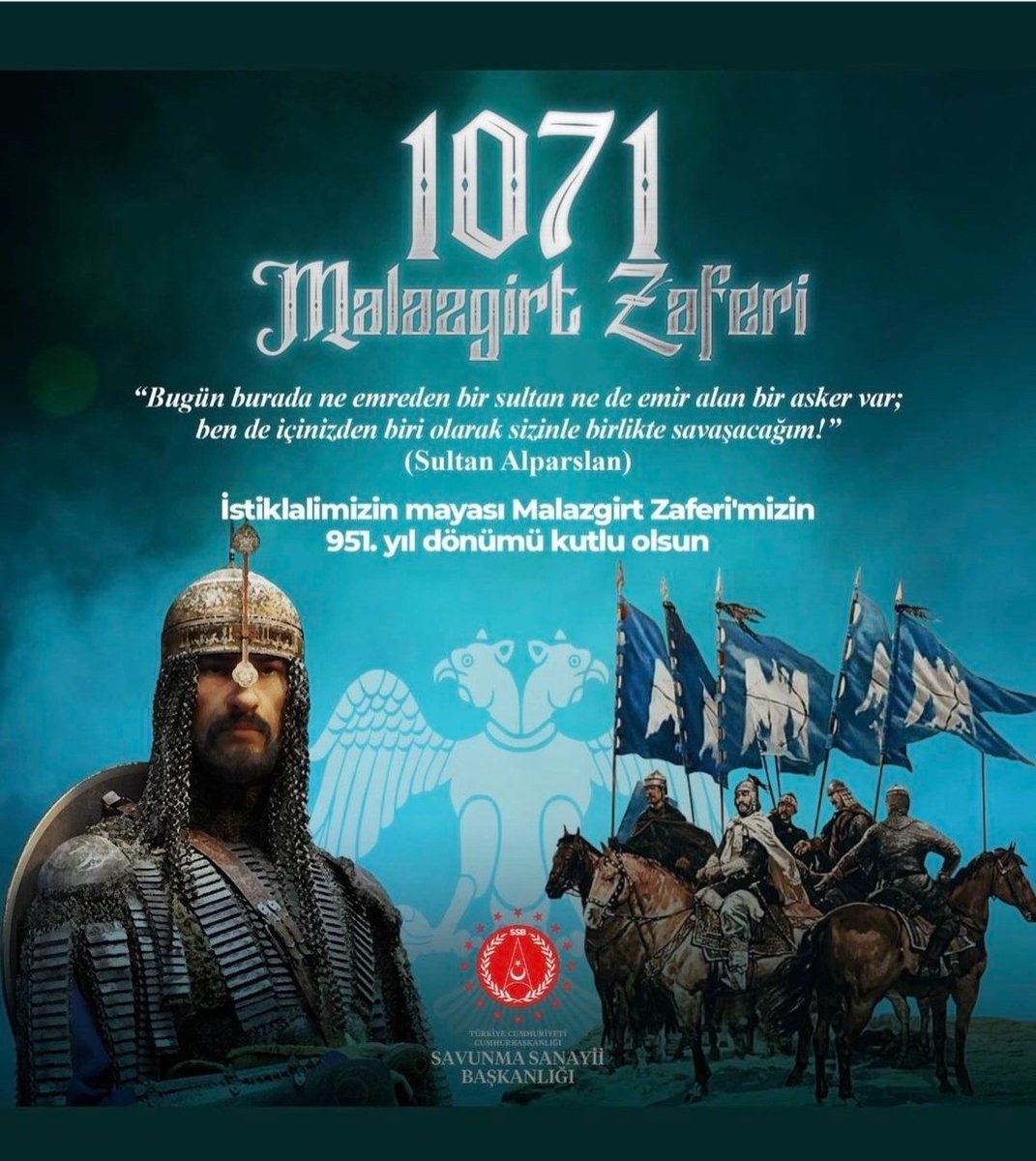 Sultan Alparslan Bizans topraklarında ilerlerken keşfe gönderdiği askerlerden biri telaşla: 200 bin kişilik düşman ordusu bize doğru yaklaşıyor der. 

Sultan Alparslan “-Biz de onlara yaklaşıyoruz…”