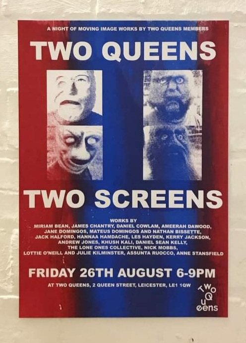 Nick_Mobbs's tweet photo. Tonight, 6-9pm at @twoqueensstudio : A night of moving image work by Two Queens members across two screens. All welcome. https://t.co/06Updz6Jww