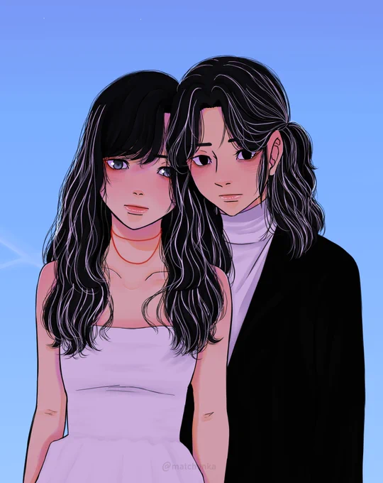 Wedding pic #tokyorevengersoc #oc #originalcharacter #wedding #illustration 