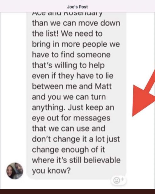 Here2MakeU_Cry's tweet photo. Look at NJ telling her crew to find messages but not to change them a lot-thatโs what they do. Theyโre very good at manipulating screenshots https://t.co/EAb2Udwy8E