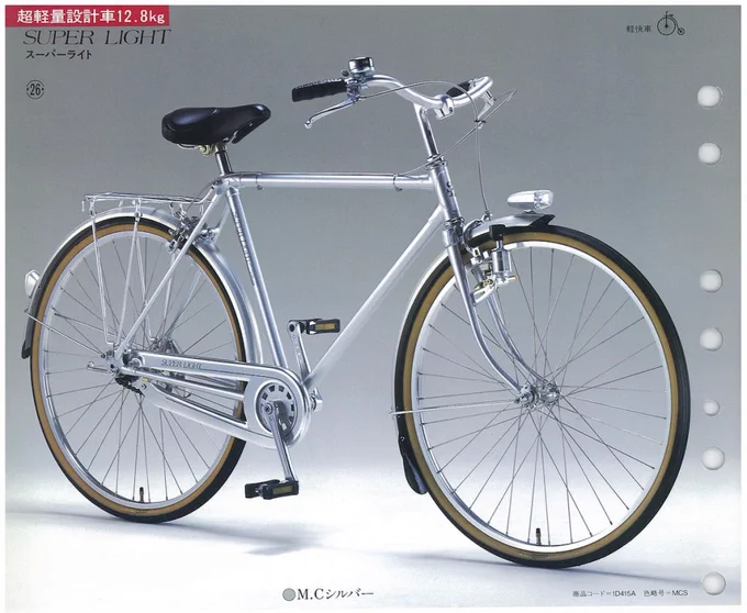 今を去る事27年前。劇場で「耳をすませば」を観てた僕は、聖司くんの自転車をひと目観て【BSスーパーライトだ!】と確信した。いや、思い込んだ。その4年後の1999年にアオバの連載が始まり、いつかあの自転車をネタにしようと思ってたんだ。 