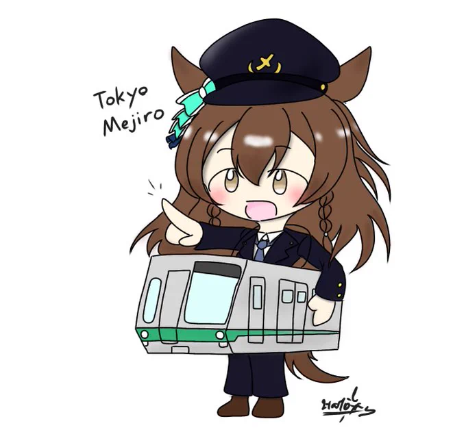 東京メ◯ロ#ウマ娘 