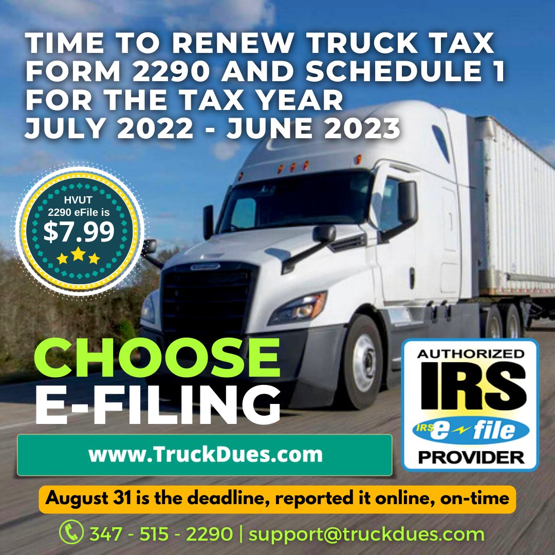 Form 2290 Electronic Filing is Easy and Fast (@easy2290) / Twitter