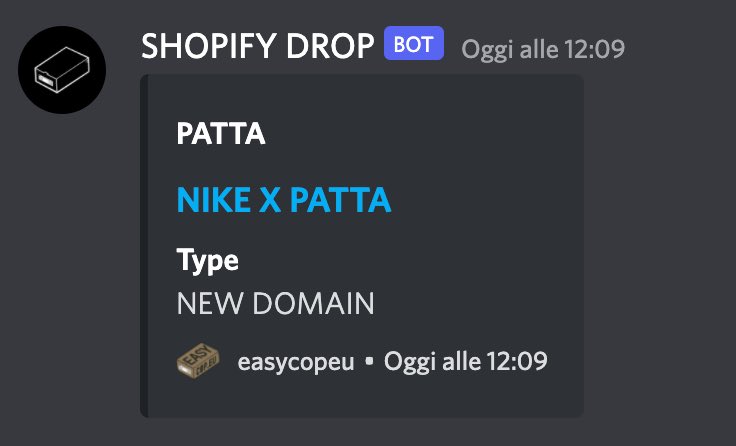 Our members killed all the sites which have dropped today with our early informations and lighting speed custom monitors

✅SOLEBOX: 1012599036743798877
✅SNIPES EARLY INFO: 1012601720838311978
✅PATTA NEW DOMAIN: 1012664986142781521

Like and retweet to for a chance to join us!