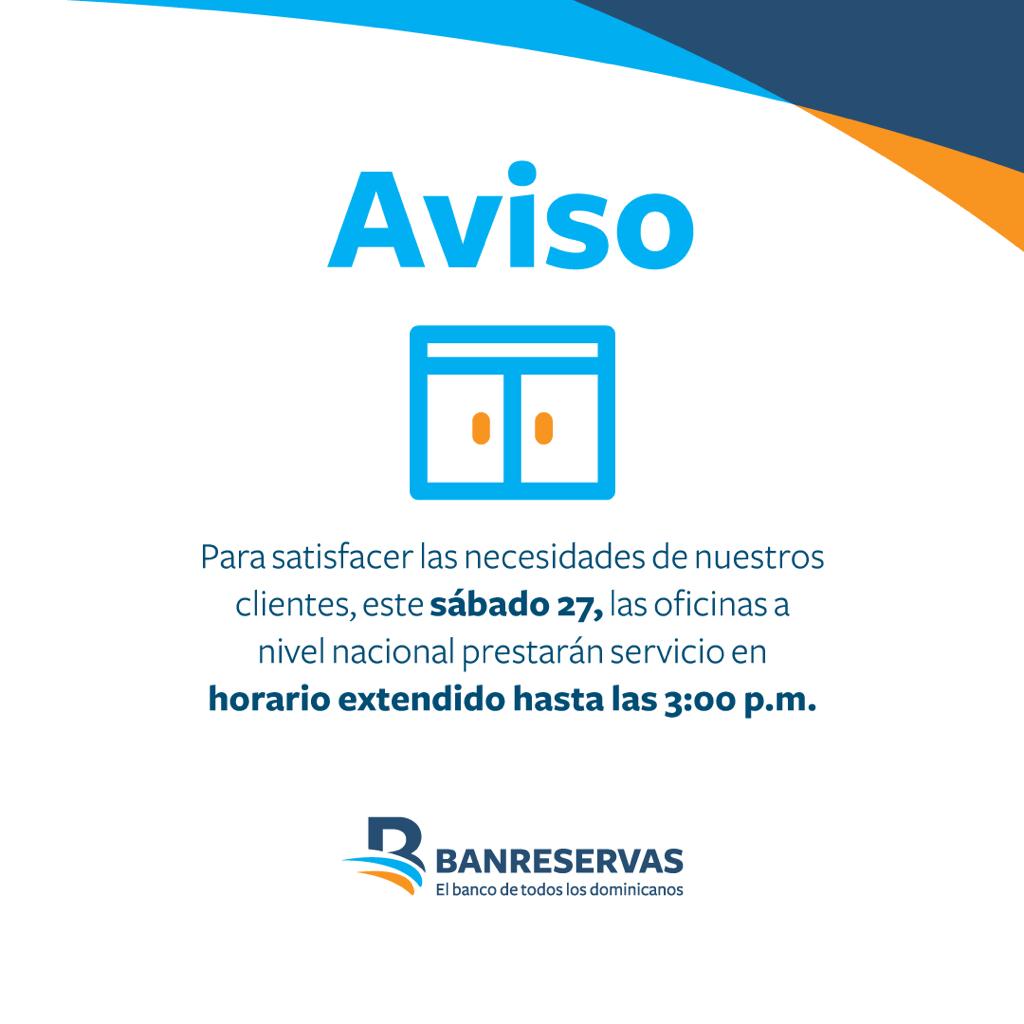 Banreservas tweet media
