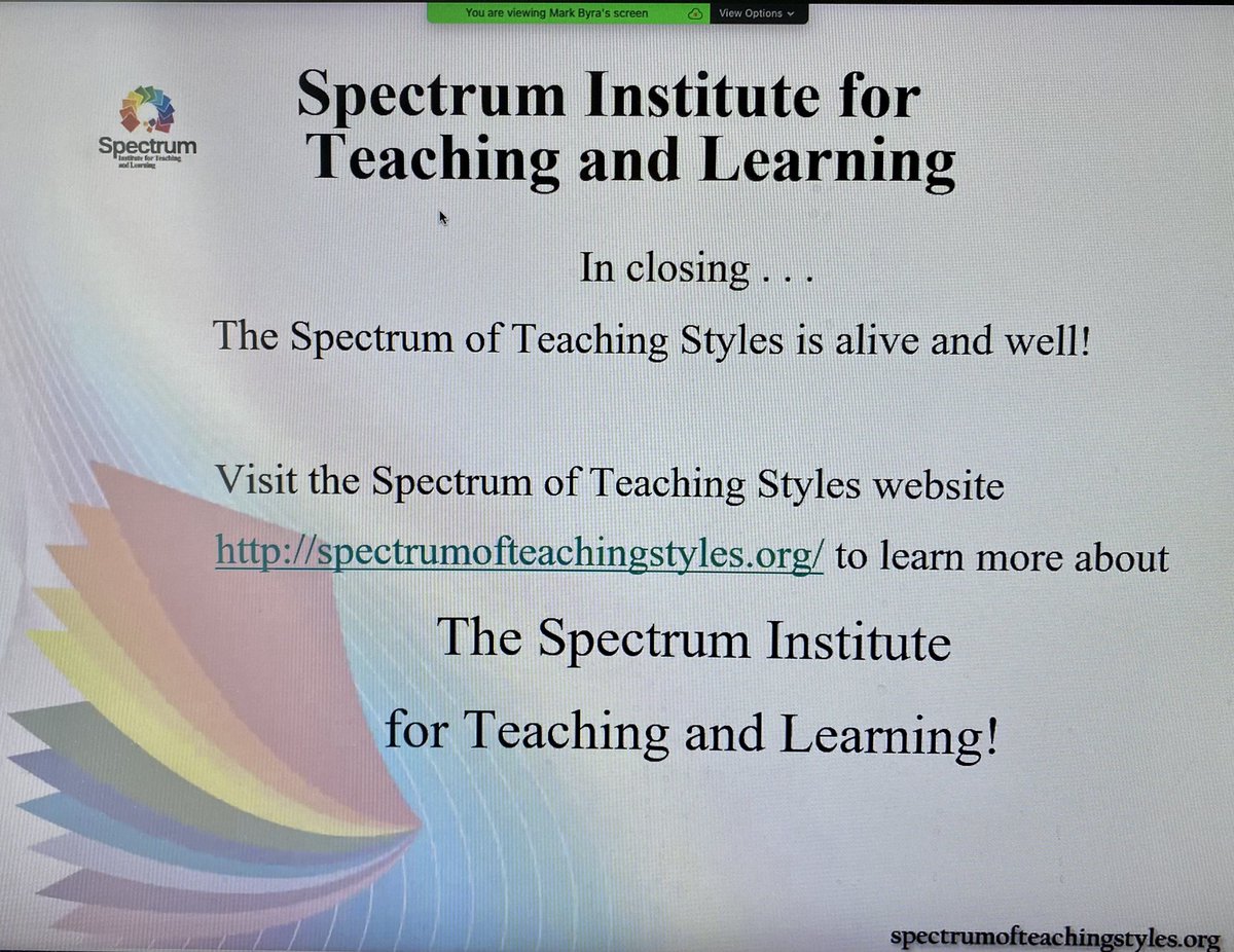 Prof_FiChambers's tweet photo. Super #AIESEPConnect session today on #TheSpectrumofTeachingStyles !!!
Thank you colleagues for such a provocative seminar and all who actively engaged in the discussion - See https://t.co/gKfcS4CEfO or @TheHPEpodcast for recording ๐
@DrbrendanSues @RistoMarttinen @MennoSli https://t.co/sX36eWlZ4P