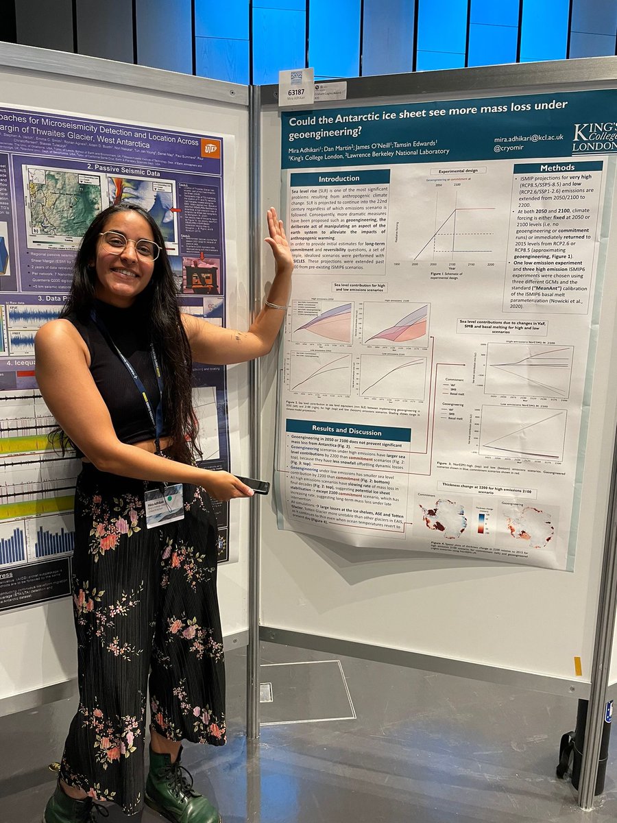 Someone asked me a question and I actually answered instead of breaking down from crippling imposter syndrome (before I noticed one of my plots was wrong…) #cryosphere2022 #reykjavik