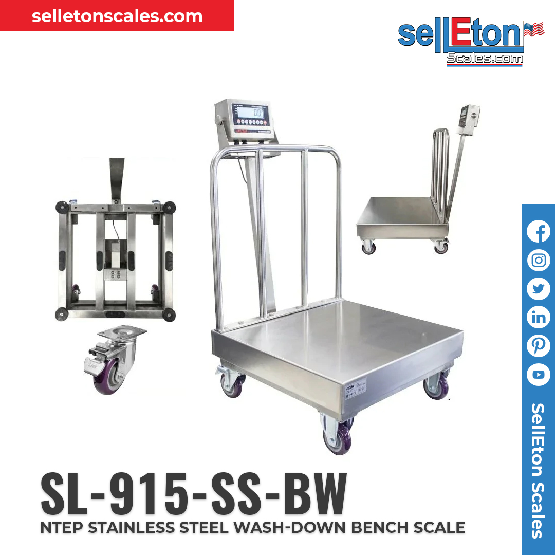 SelletonScales's tweet photo. 📌📌SL-915-SS-BW NTEP Stainless Steel Wash-down Bench Scale with Wheels and Backrail + Software!
🌐https://t.co/q6bWiih2Zn
 #sellEton #selletonscales #benchscale #benchscales⏳ #ntep #ntepscales #washdownscale #washdownscales #stainlesssteelscale #stainlesssteelscales https://t.co/EhcjE502ac