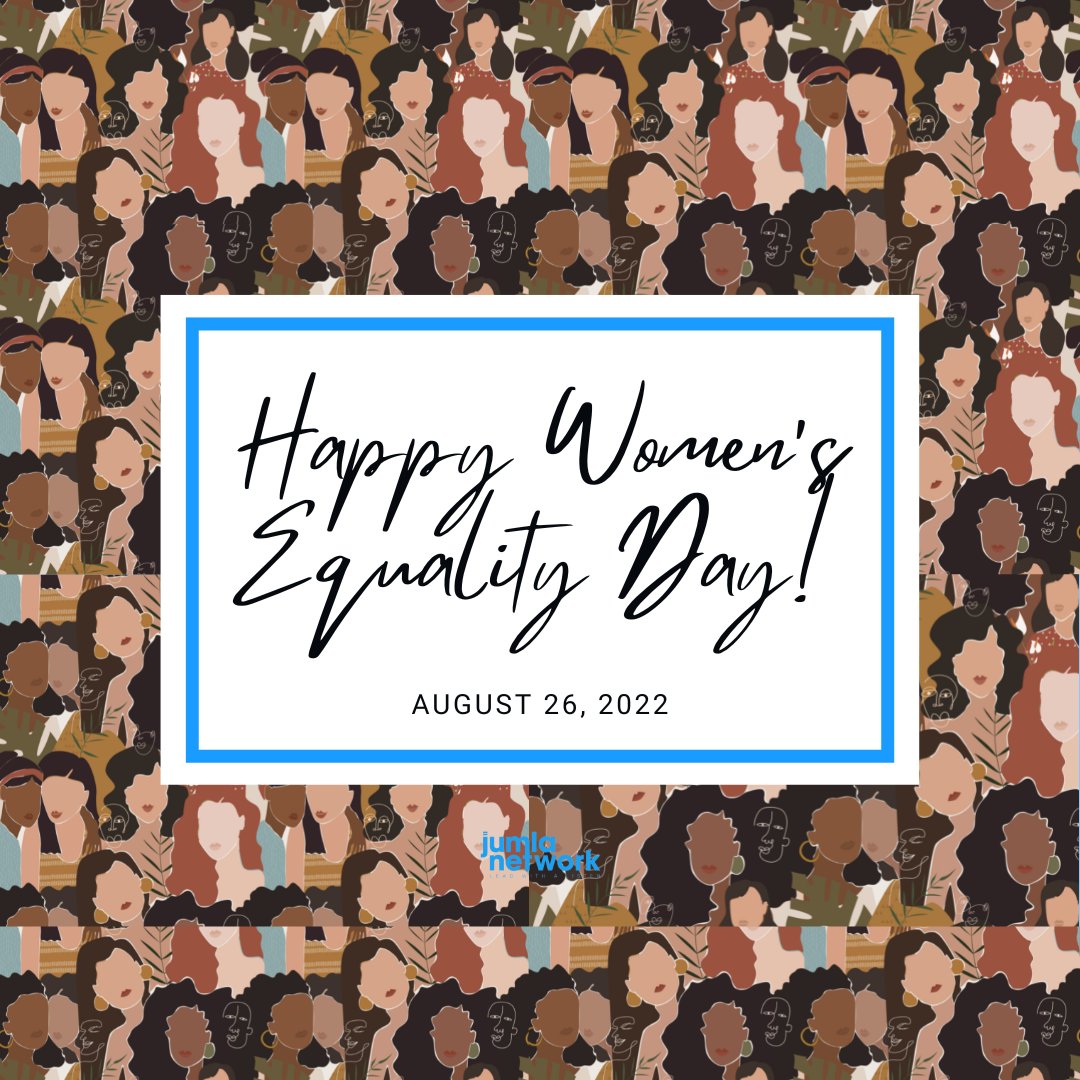 JumlaNetwork's tweet photo. Happy Women's Equality Day! 🎉

#equalrights #humanrights #genderequality #womensrights #inclusion https://t.co/j9Mhv4DVvv