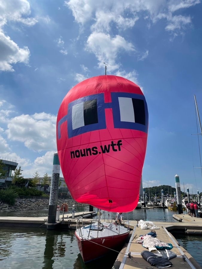 Nouns will be sailing on the Hangang river in Seoul on  September 17-18th by @NounsNation