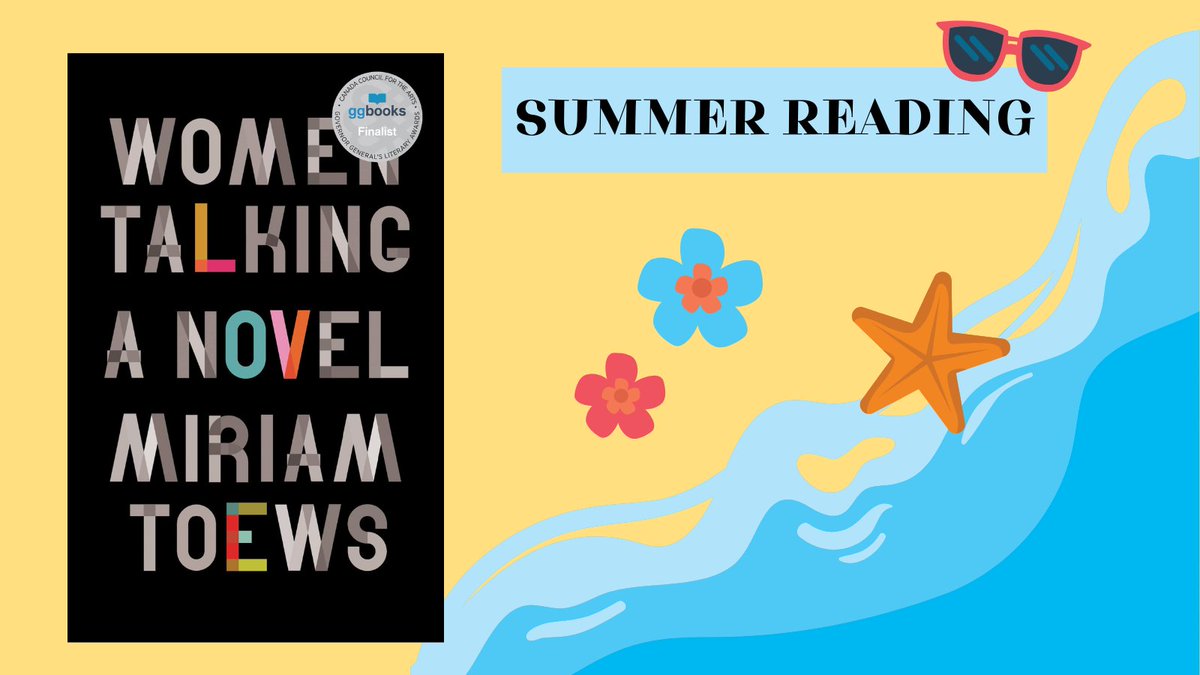 acadialibrary's tweet photo. Summer is (sadly) almost over but there's still time to squeeze in another novel before the term starts. We recommend Women Talking by Miriam Toews. It's a breathtaking, powerful, completely unique read! Borrow it today from the library: https://t.co/jVj6P1AwoF #acadialibrary https://t.co/MHUsMqzQeV