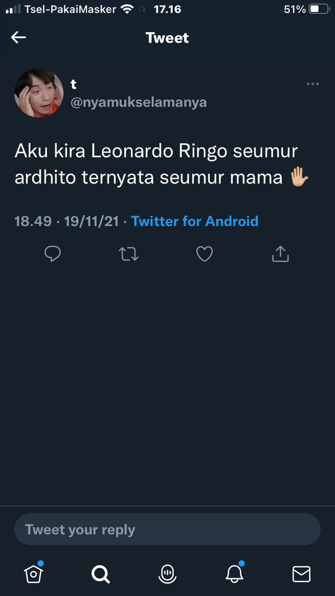 SRMbands's tweet photo. @nyamukselamanya tweet ini mau kami buat kaos boleh? DM yaa https://t.co/0JuomsUDsc
