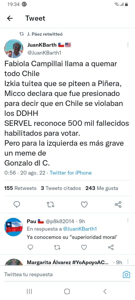 Saramirezp's tweet image. #TodosPorElRechazo 
#RechazoTransversalCrece 
#RechazoSalvaChile