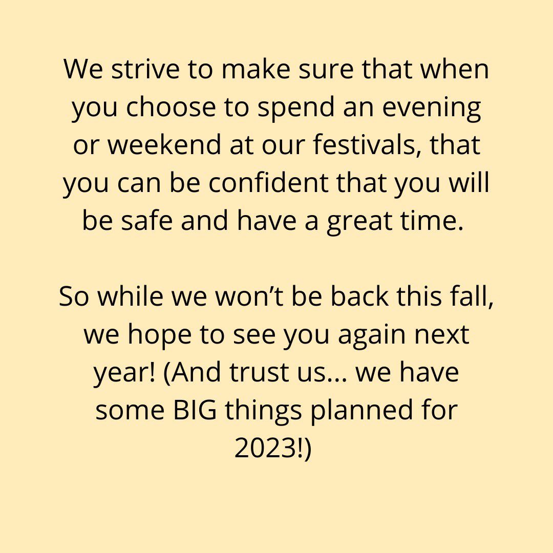 AnkhorEvents's tweet photo. Please see our statement on the cancellation of the Orléans Cork and Fork Festival #OrleansFestivals #CorkAndFork #OCFF ❤️ See you in 2023! https://t.co/4ZenZ5M4tt