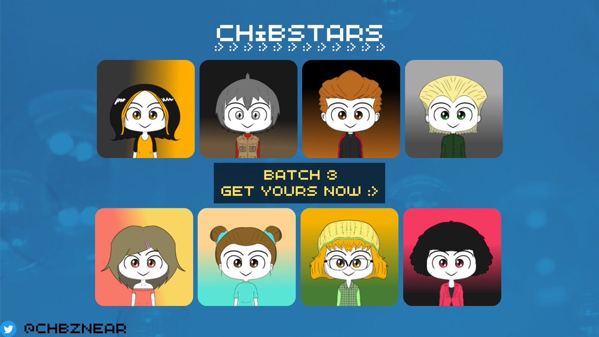 chbznear's tweet photo. https://t.co/1Itl2BzQ3f

HELLO $NEAR FAM BATCH 3 OF CHIBSTARS IS NOW AVAILABLE IN PARAS !!

@NEARPhilippines
@ParasHQ
@Fil_ArtistGuild

#HypeDAO #NFTcollections #NFTartist #NFTdrop https://t.co/4XdOHB82e8
