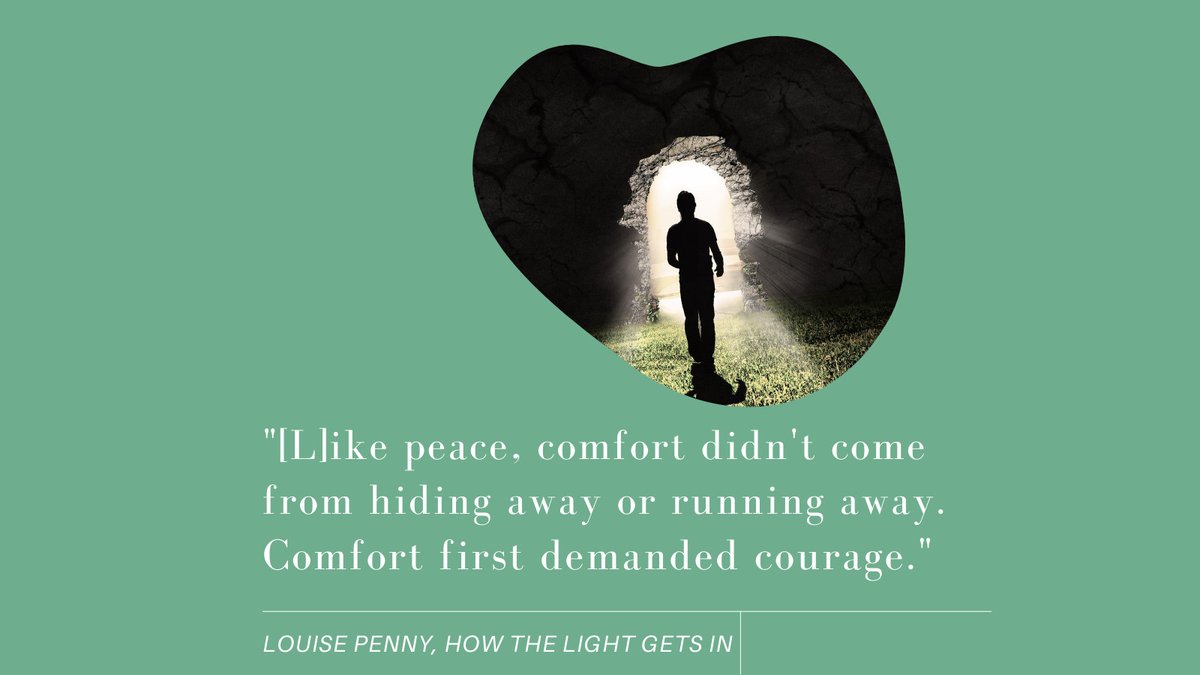It's been a while since I've posted one of these. But this quote from Louise Penny's HOW THE LIGHT GETS IN is so good that I couldn't pass up the chance to share it with you. ❤️