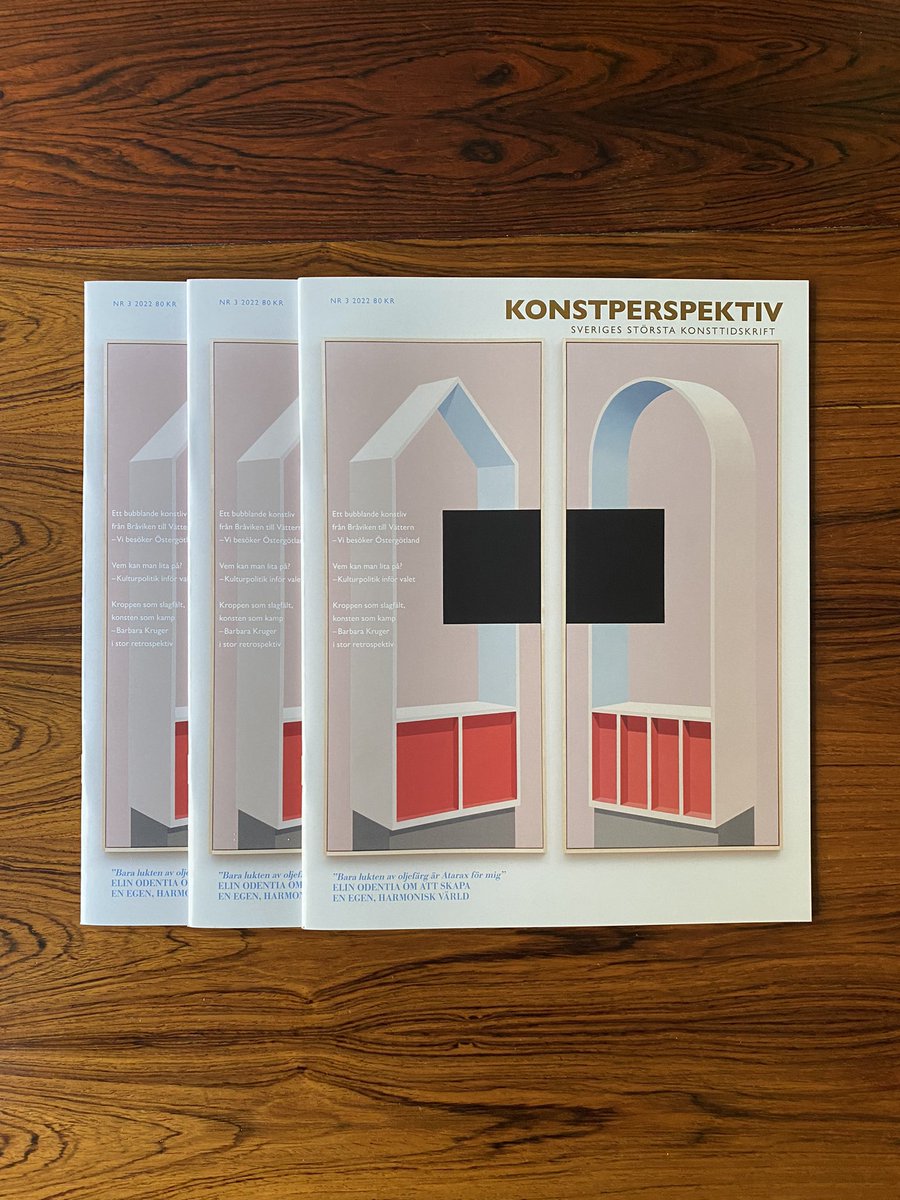 Har gjort tidskrift igen - nya numret ute nu. Elin Odentia (omslag), Östergötland, Barbara Kruger, Wallenberg &amp; mod, Torbjörn Elensky, kulturpolitik med <a href="/VesnaPrekopic/">Vesna Prekopic</a> och <a href="/Budoarstamning/">Lars Anders Johansson</a> , med mera.