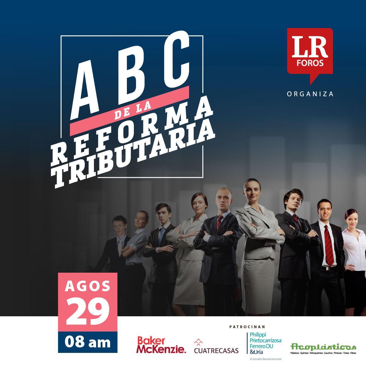 larepublica_co's tweet photo. Conozca en detalle los puntos de la nueva Reforma Tributaria y el impacto que tiene para los empresarios y los diferentes sectores de la economía en Colombia. Inscríbase aquí: https://t.co/abshTxxijI #ForosLR  #ABCReformaTributaria https://t.co/dDwafisTf2