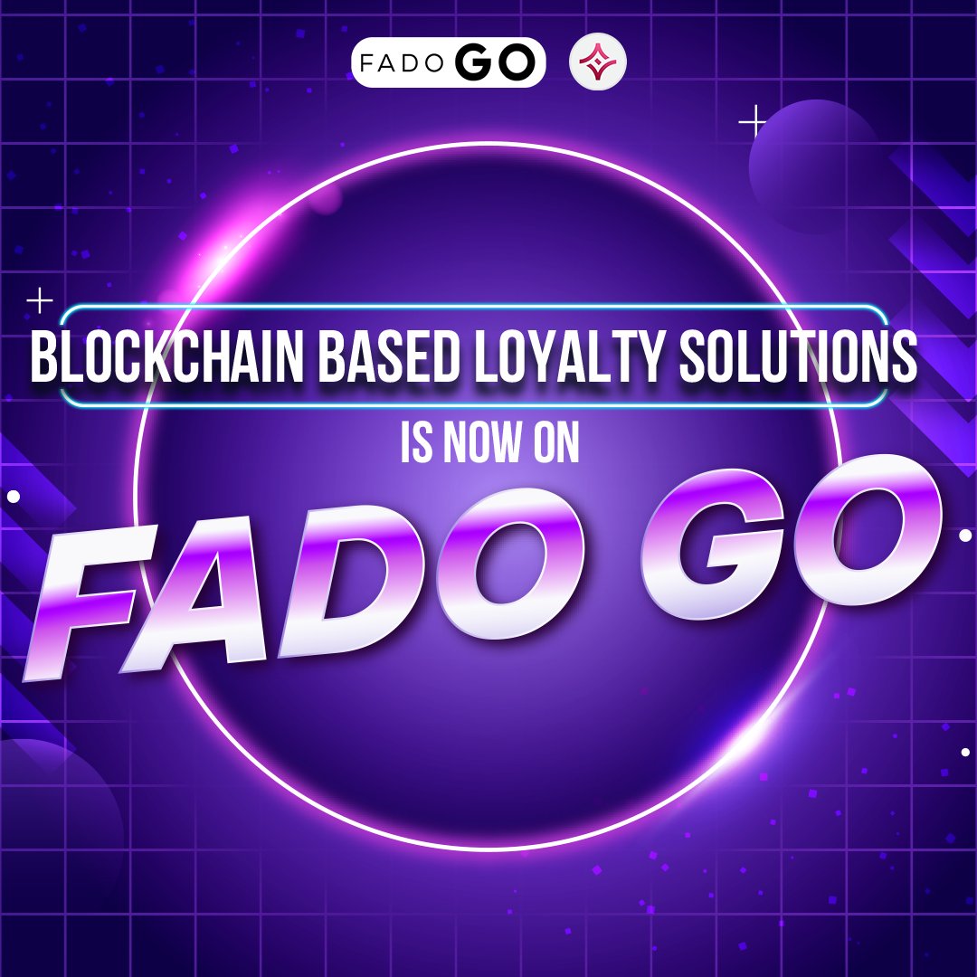 fado_go's tweet photo. 💥 BOOM…! BLOCKCHAIN-BASED LOYALTY SOLUTIONS FEATURE'S NOW REVEALED
Finally, the wait's worth it! 💪
🚀 @fado_go's officially released #Blockchain_Based #Loyalty #Solutions 4 users & customers.
Wanna know more about this 👇
✅ It's here: https://t.co/837fKAWnvK https://t.co/YfIjEj9gGB